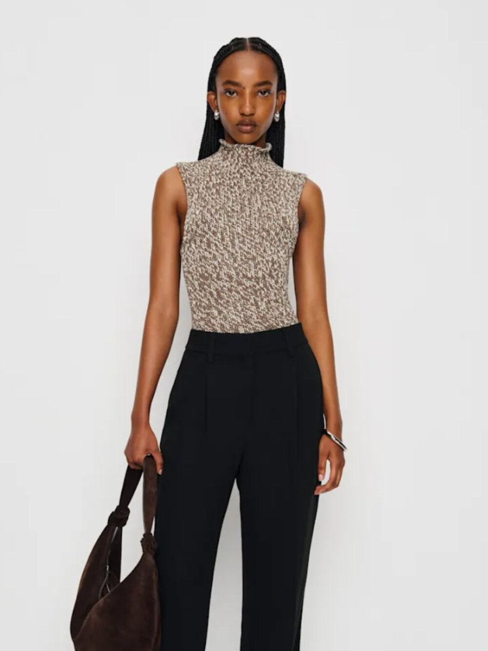 Reformation Maisie Cotton Sweater Tank